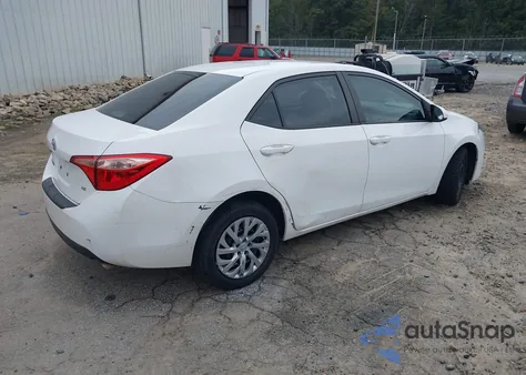 2017 Toyota Corolla Le z USA, uszkodzony, nr VIN 2T1BURHE4HC948694